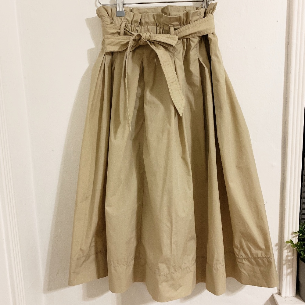 UNIQLO Midi Skirt with Tie